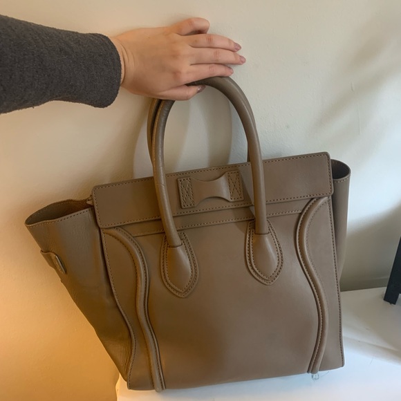 Celine Mini Luggage Camel Smooth Calf skin - Picture 8 of 10